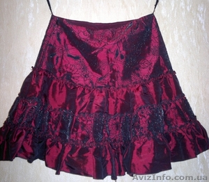Юбка из тонкой парчи,  размер 42-44 #1373384