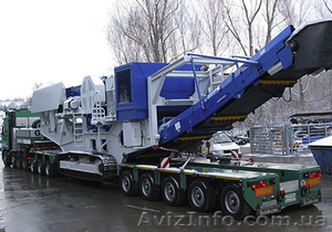 Низкая платформа для перевозки негабаритных грузов. #1369041