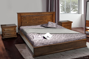  Дубовая кровать Елит  #1383497