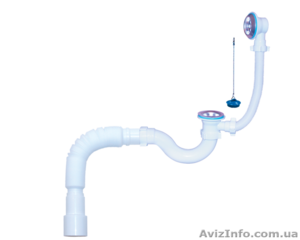 Сифон А-40089 1 1/2″ для ванной прямоточный Waterstal от Odaprom #1379913