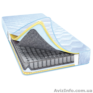 Ортопедический матрас с латексом,  средняя жёсткость,  150 кг #1384518