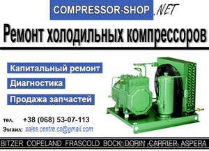 Запчасти к промышленных холодильным компрессорам. #1380798