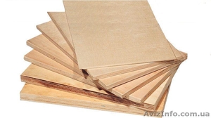 Фанера влагостойкая ФК 1525х1525 мм с отправкой по Украине. #1003482