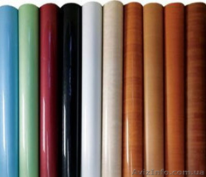 Мебельная  глянцевая пленка ПВХ для МДФ фасадов и накладок. #1385807