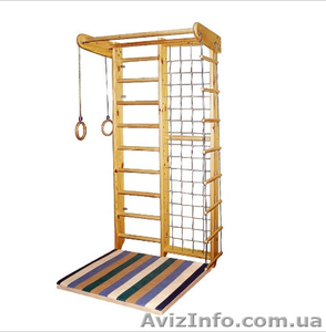 Шведская стенка и гладиаторская с верхним турником #1387388