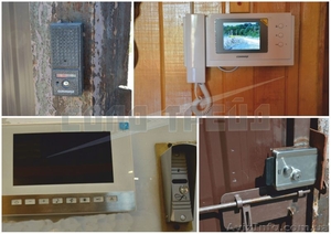 Установка видеодомофона (видеодомофон для дома) #1392160