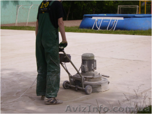 Шлифовка бетонного пола, фрезеровка,  обеспыливание бетона,  ремонт бетонных полов #1380737