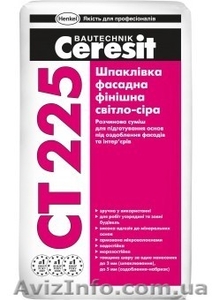  шпаклевку белую фасадную финишную Ceresit CТ-225 ( 25 кг). #1399110