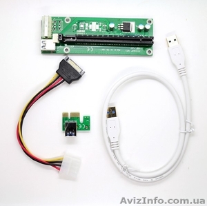 Продам PCI-E Express 1X To 16X USB 3.0 Riser #1407623