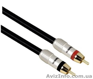 Кабель HAMA 2RCA-2RCA,  2м
