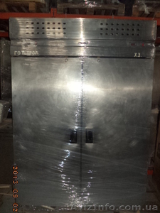 Шкафы холодильные нержавеющие,  2-х дверные,  бу #1409288