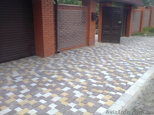 Плитка тротуарная прeссованная #1412165