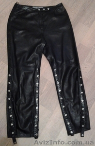 бриджи из мягкой кожи 