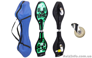 Двухколесный скейт Ripstik YLS-002 (Рипстик) зеленый #1415982