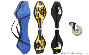 Двухколесный скейт Ripstik YLS-002 (Рипстик) желтый #1415984