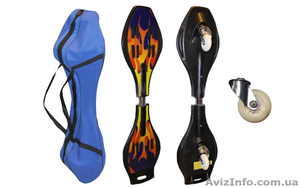 Двухколесный скейт Ripstik SK-3923 (Рипстик) черный #1415988