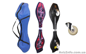 Двухколесный скейт Ripstik YLS-002 (Рипстик) красный #1415994