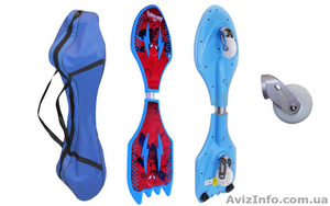 Двухколесный скейт Ripstik SK-0330 (Рипстик) Spiderman,  Batman красный #1416000