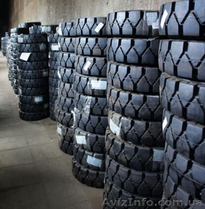 Шины для вилочных погрузчиков,  доставка по Украине #1409083