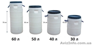 Бидон пищевой и не пищевой из пластика #1413967