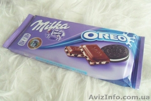 Шоколад Milka Chips Ahoy,  Milka Oreo,  Orion Studentska 180г молочный #1415798