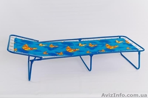 Раскладушка  на  пружинах  