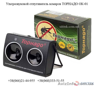 От комаров – ультразвуковой отпугиватель Торнадо ок-01 #1406039