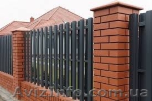 Штахетник евро,  металлический. От 18 грн./м2. Изготовитель.  #1403094