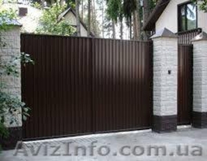 Профнастил на забор,  ворота,  ларек,  гараж. Цена от 79, 00 грн/м2 #1403065