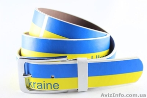 Оптом продам мужские патриотические ремни Украина #1429936