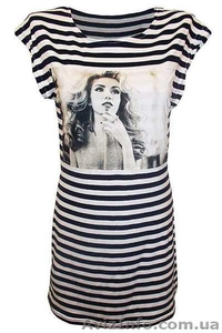 Летняя женская трикотажная одежда 2016 – платья,  туники,  сарафаны #1445936