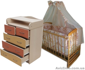 Акция! Новое! Комод,  кроватка,  матрас , постель. #1441081