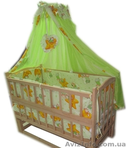 Акция! Всё для сна! Новое! Кроватка,  матрас кокос,  постель 8 эл #1438908