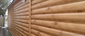 Металлический сайдинг блок-хаус.   #1447081