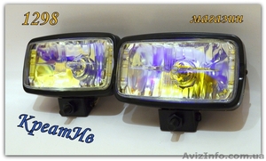 Фары дополнительные 1298 с диодной подсветкой #1430911