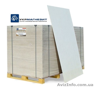 Магнезитовая плита Укрмагнезит Фасад Плюс 2 сорт 12х1200х2400 мм #1440141