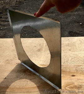 Изготовление пластин на трубы из жести (оцинкованной стали) в Одессе #1435477