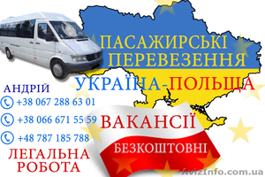 Пасажирські перевезення Україна-Польща #1439008