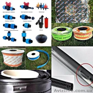 Капельный полив,  капельная лента,  Туман,  от 50м орошение. #1448031