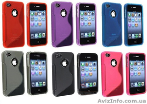 S-Line TPU качественный силиконовый чехол для iPhone 4s,  iPhone 4 #1458563