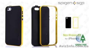 брендовый чехол Neo hybrid EX 5g SPIGEN SGP для iphone 5 5s SE #1457584