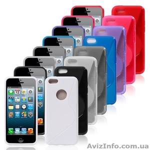 Стильный S line TPU силиконовый чехол для iPhone 5 5s SE #1457586