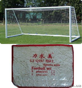 Сетка для футбольных ворот/ футбольная сетка 2 шт. в комплекте #1458318