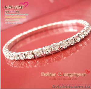 бриллиантовый браслет стразы камни Swarovski #1457151
