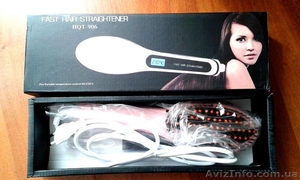 Расческа-выпрямитель Fast Hair Straightener (ОРИГИНАЛ) #1459399