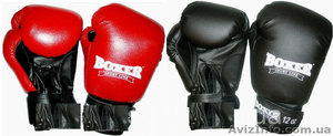 Перчатки боксерские Boxer  6,  8,  10,  12 унций,  oz (кожа) #1458722