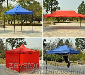 Шатры торговые.Намети. Шатер 2x3м черный каркас металла #1454108