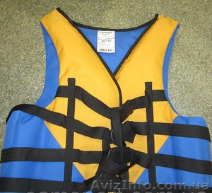 Спасательный водный страховочный жилет универсальный: 70-90 кг #1458753