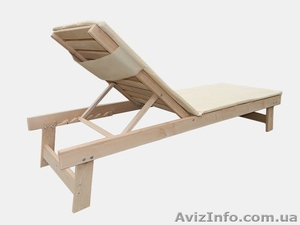 Деревянные шезлонги,  садовая мебель #1451826