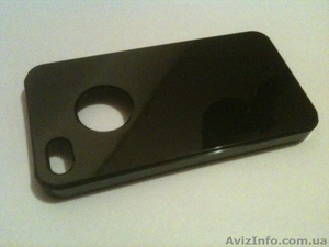 Непрозрачный черный чехол для iPhone 4,  iPhone 4S #1458470